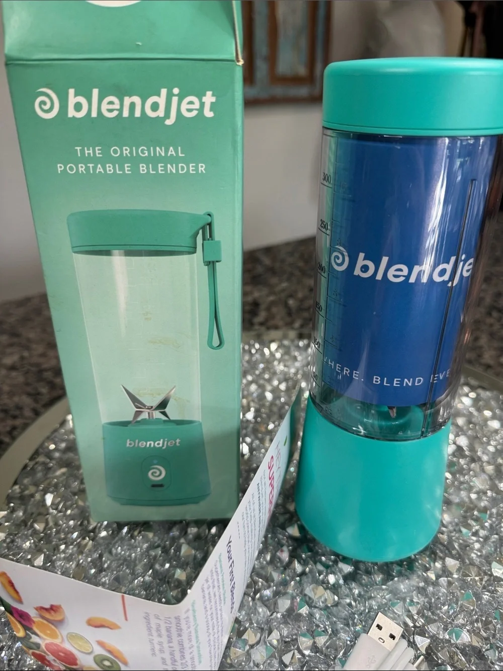BlendJet Portable Personal Blender - Teal/Blue